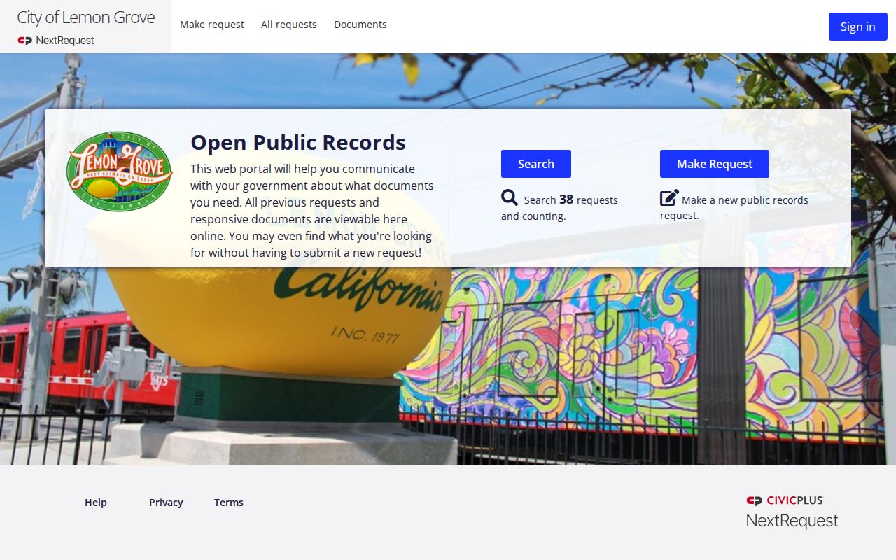 Lemon Grove people search city records portal