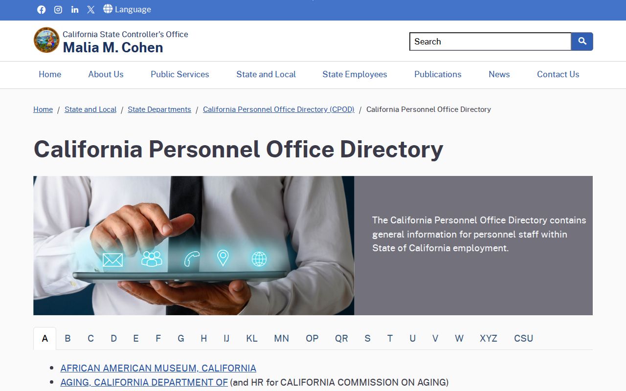 Lemon Grove directory California personnel office list